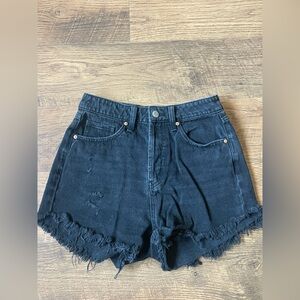 Size 2 Highest high rise black shorts